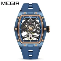 Megir 2242G Automatic Mechanical Skeleton Mens Watch Wholesale Factory Direct - 7 Image