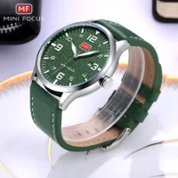 MINI FOCUS MF0158G Japan Movement Leather Quartz Men Watch Wholesale Supplier - 1 Image