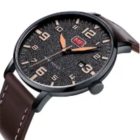 MINI FOCUS MF0158G Japan Movement Leather Quartz Men Watch Wholesale Supplier - 3 Image