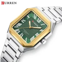 Wholesale CURREN 8482 Men's Luxury Square Watch – Roman Numeral Dial & 30M Waterproof - 8 Image
