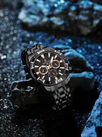 Reward VIP Watch Wave Dial Luminous Stainless Steel Fashion Watches RD81134M - 5 Image