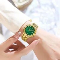 MINI FOCUS MF0626L Women's Mother of Pearl Quartz Watch with Date - 4 Image