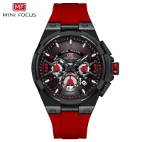 MINI FOCUS MF0402G Auto Date 3-Subdial Men's Chronograph Watches - 1 Image