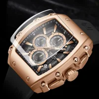 NAVIFORCE NF8070 3-Subdial Men's Sports Waterproof Quartz Watches - 5 Image