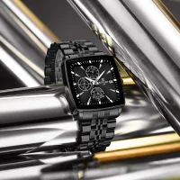 REWARD VIP RD81100M Multi-function Square Business Watch for Men - 4 Image