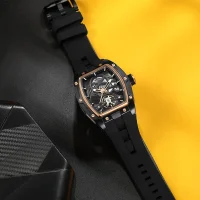 Megir 2242G Automatic Mechanical Skeleton Mens Watch Wholesale Factory Direct - 5 Image