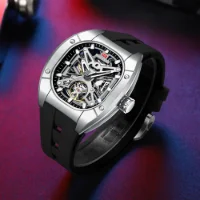 MINI FOCUS MF0618G Men's Fashion Automatic Mechanical Wristwatch - 7 Image
