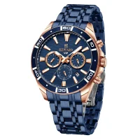 Reward VIP Watch Wave Dial Luminous Stainless Steel Fashion Watches RD81134M - 1 Image
