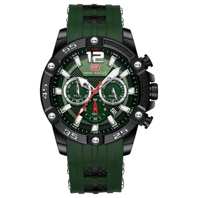 Factory Direct MINI FOCUS MF0349G Sport Quartz Men Watch Custom Logo RTS