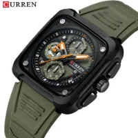 Factory Direct CURREN 8461 Chronograph Sport 3atm Quartz Watch Ready to Ship - 1 Image