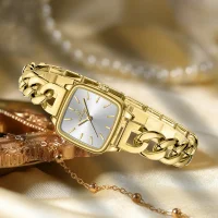 Reward RD211513L Elegant Women Wristwatch Luxury Slim Square Quartz Waterproof Fashion Dress Watch - 2 Image