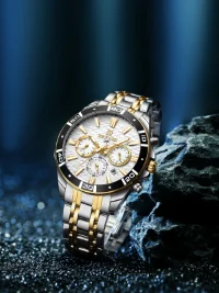 Reward VIP Watch Wave Dial Luminous Stainless Steel Fashion Watches RD81134M - 2 Image