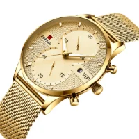 Reward RD82001M Men's Luxury Waterproof Ultra Thin Wrist Watches - 2 Image