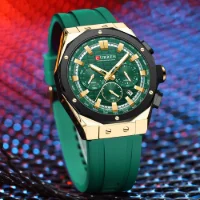 In Stock Bulk Wholesale CURREN 8464 Sport Chronograph Men Watch Dropshipping - 5 Image